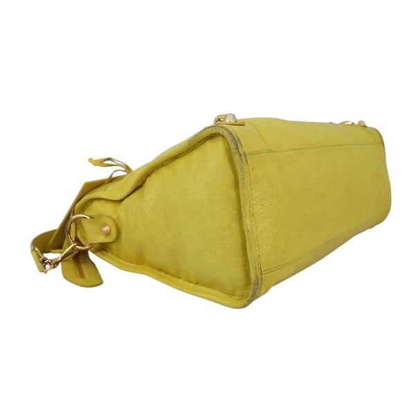 Balenciaga City Handbag with Mirror Yellow - Picture 7 of 12